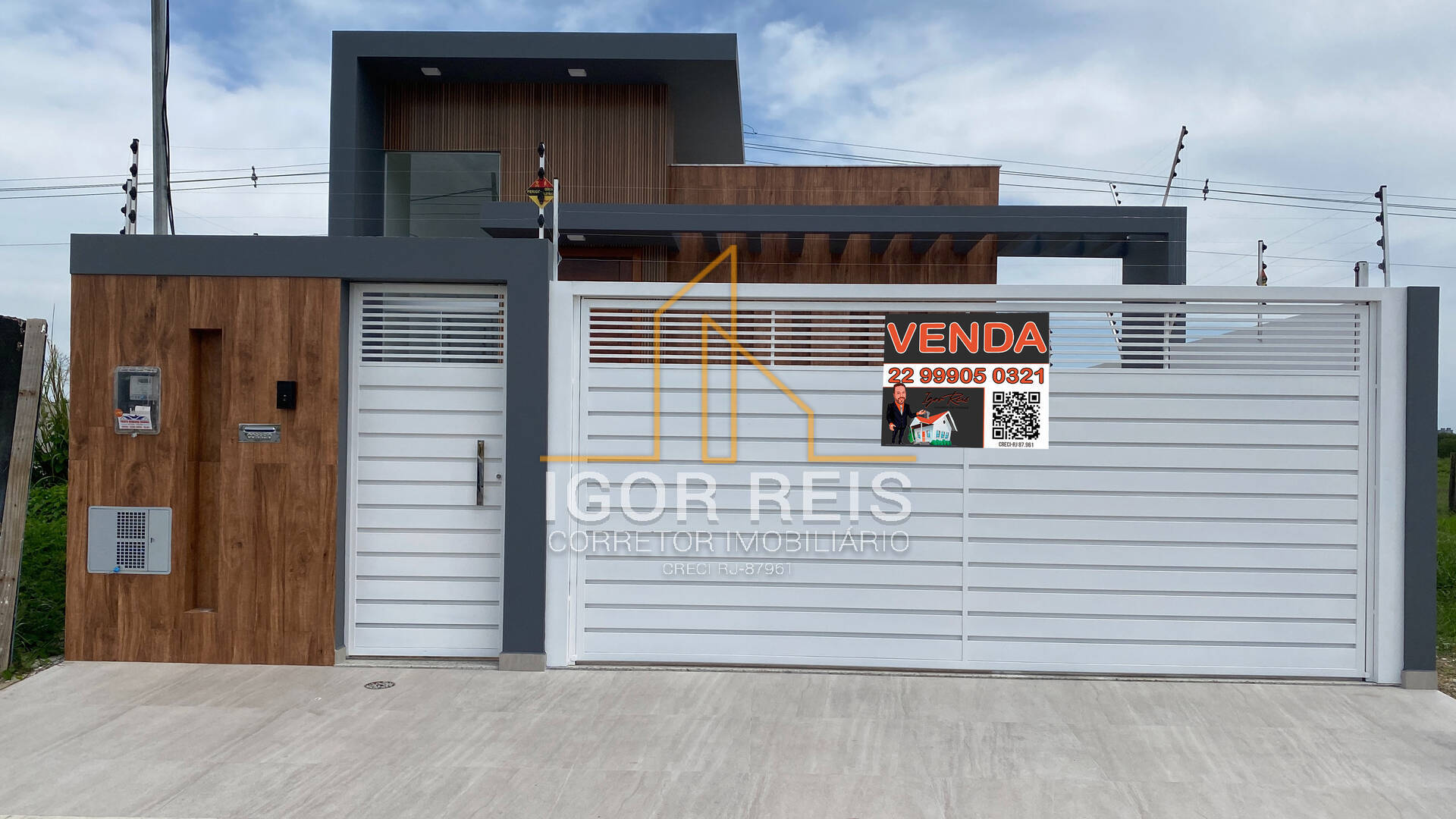 Casa Nova à Venda no Cidade Jardim - Linear, 3 Quartos, Fino Acabamento